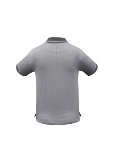 Picture of Biz Collection Mens Noosa Polo Shirt Self Check Bizcool Breathable 60% Cotton 40% Polyester